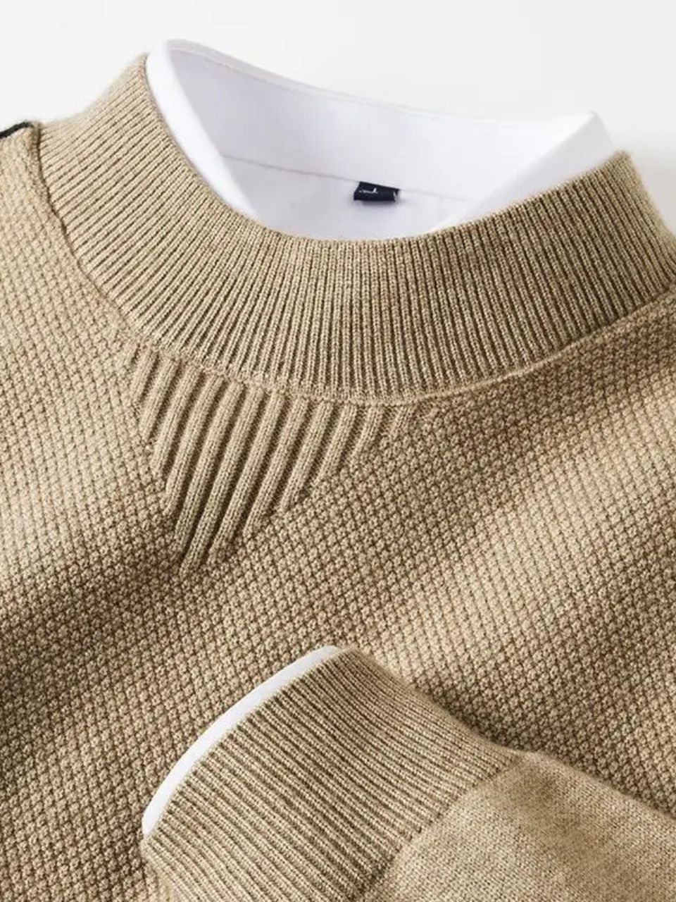 Saville Grain Knit Pullover - Cross & Crown