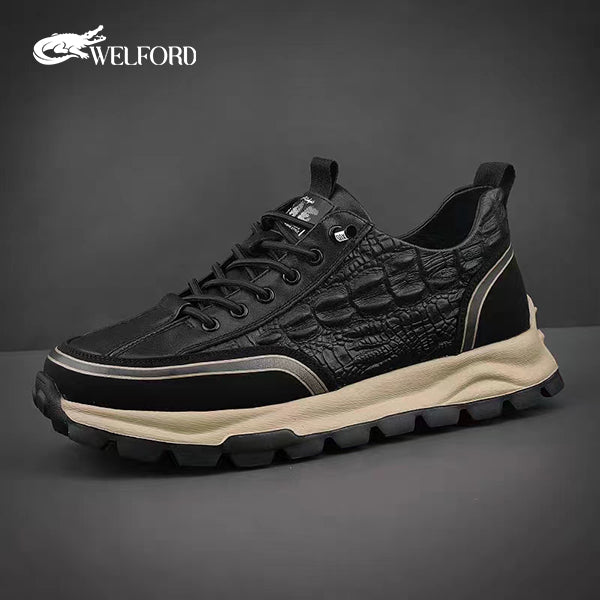 Italian Leather Casual Alligator Shoes