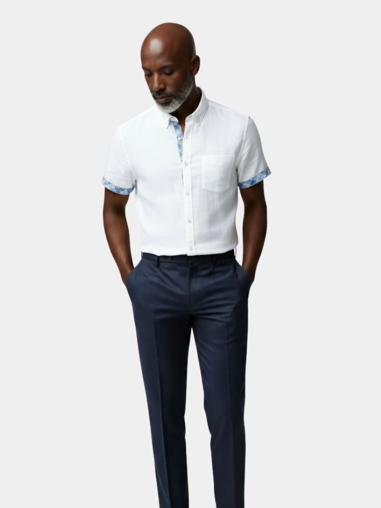 Ocean Detail Casual Shirt - Cross & Crown