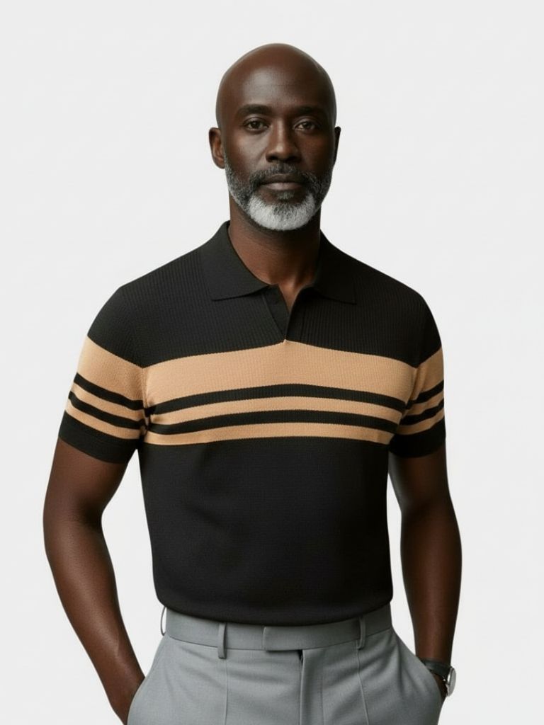 Caramel Lineage Polo – Cross & Crown