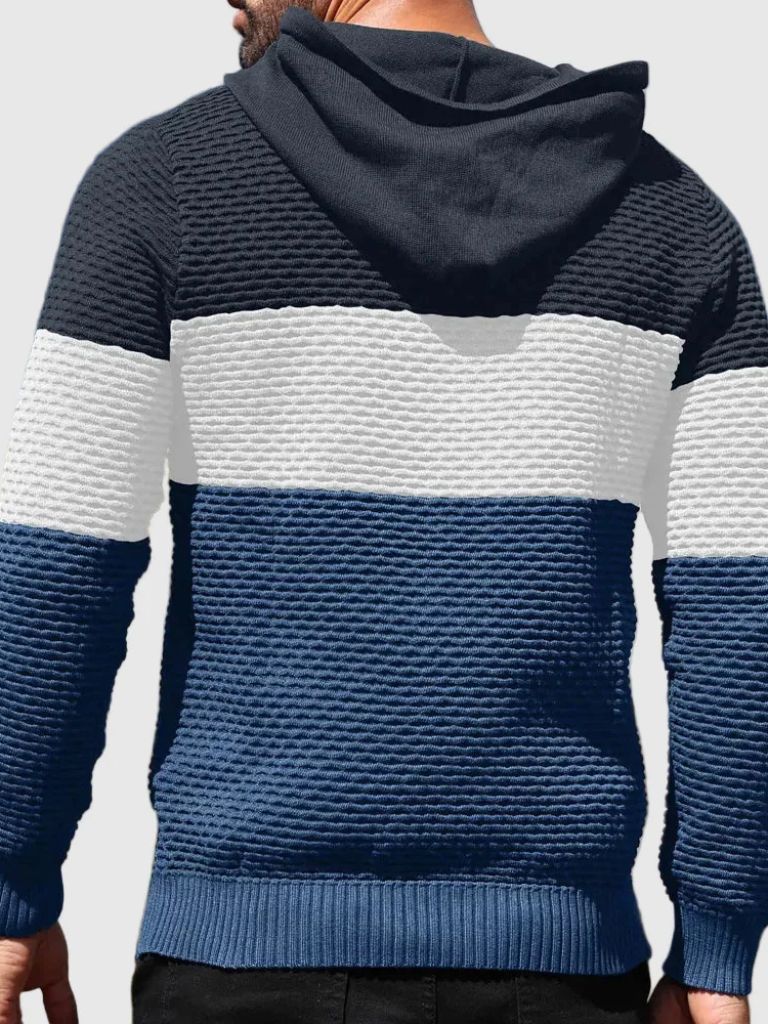 Montclair Nautical Knit Pullover - Cross & Crown