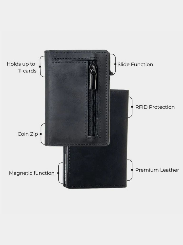 Castello Minimalist Card Wallet - Cross & Crown