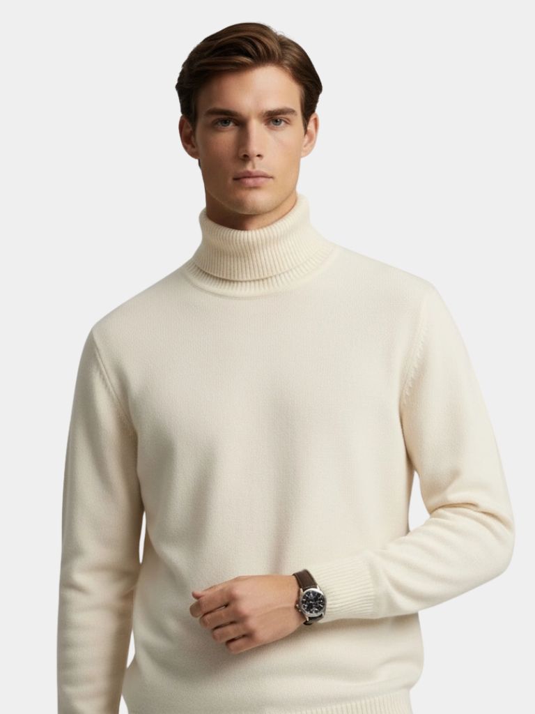 Aurelius Wool Turtleneck - Cross & Crown