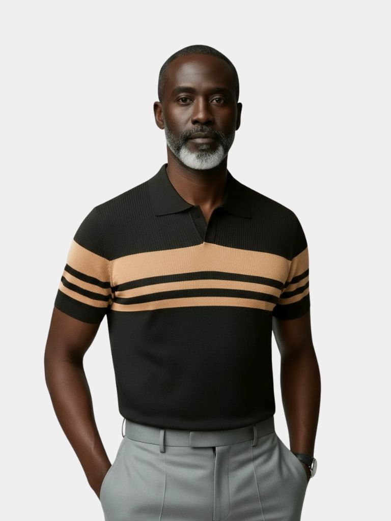 Caramel Lineage Polo – Cross & Crown