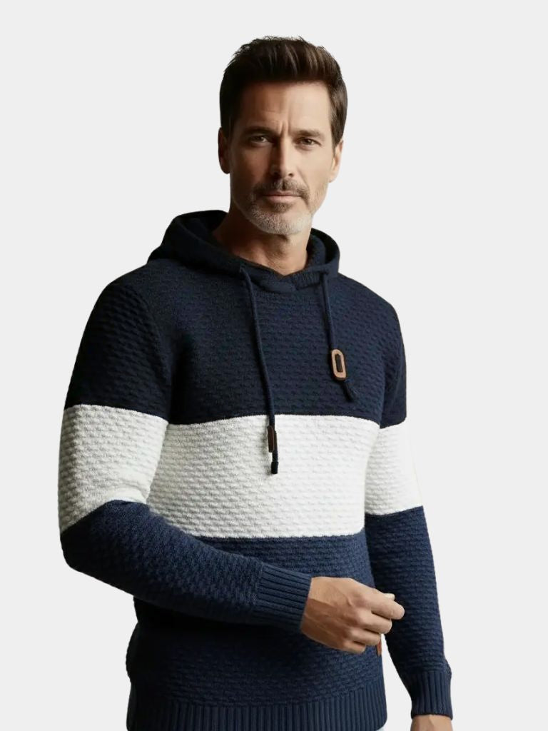Montclair Nautical Knit Pullover - Cross & Crown