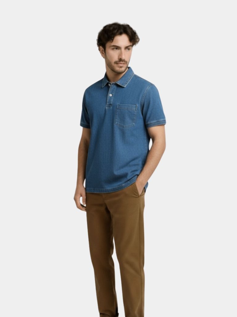Bethlehem Blues Polo Shirt – Cross & Crown