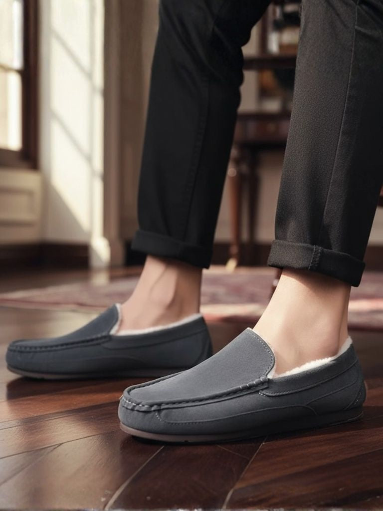 Valerio Suede Comfort Loafers - Cross & Crown