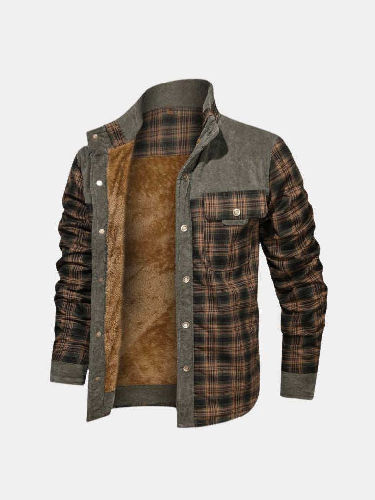 Redwood Rustic Flannel Jacket - Cross & Crown