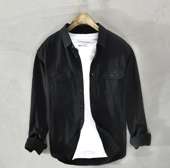 Vintage Cotton Long Sleeve Shirt