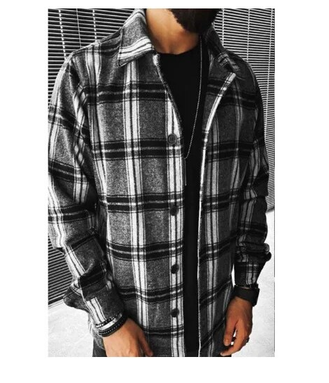 Vintage Casual Plaid Long Sleeve Shirt