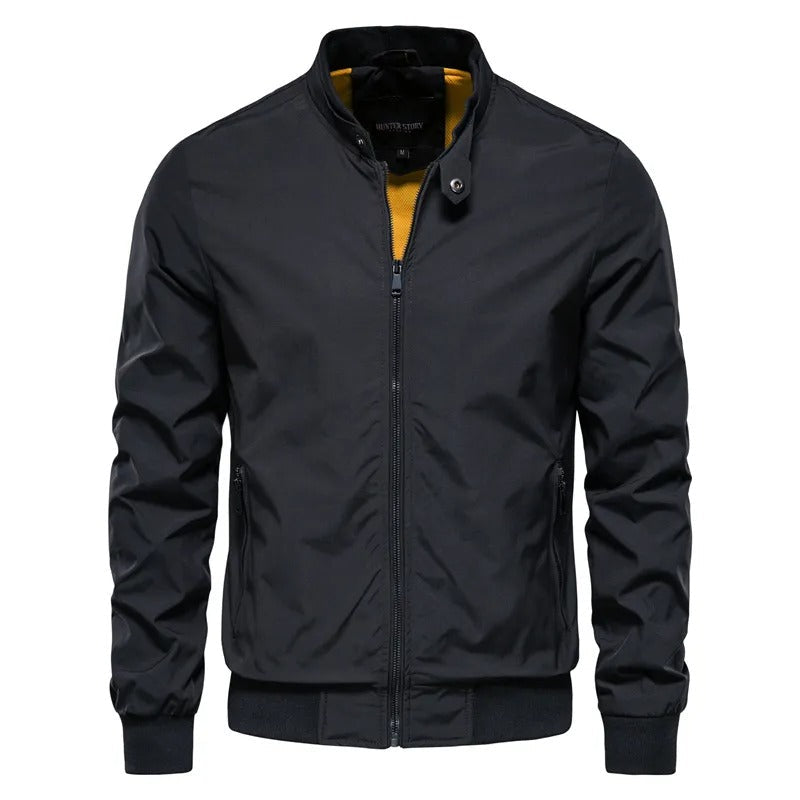 Casual Stand Collar Bomber Jacket