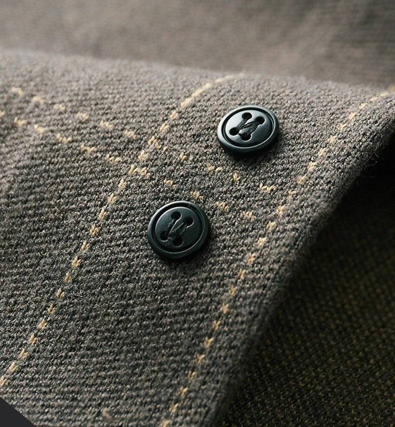 Remy-Doîr Classic Jacquard Knit Cardigan