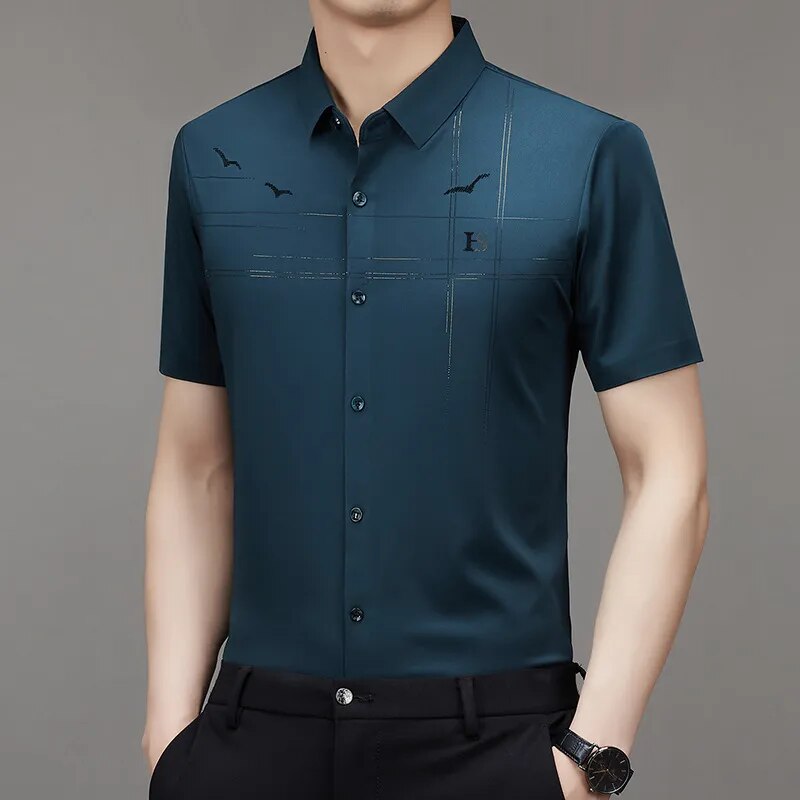 Ice Silk Business Shirt