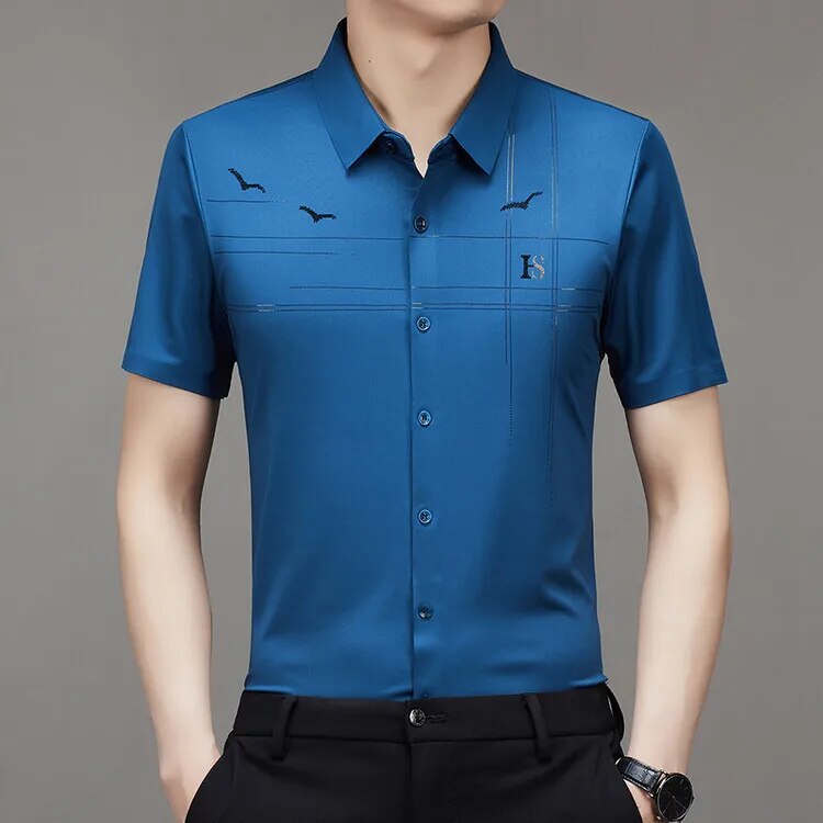 Ice Silk Business Shirt