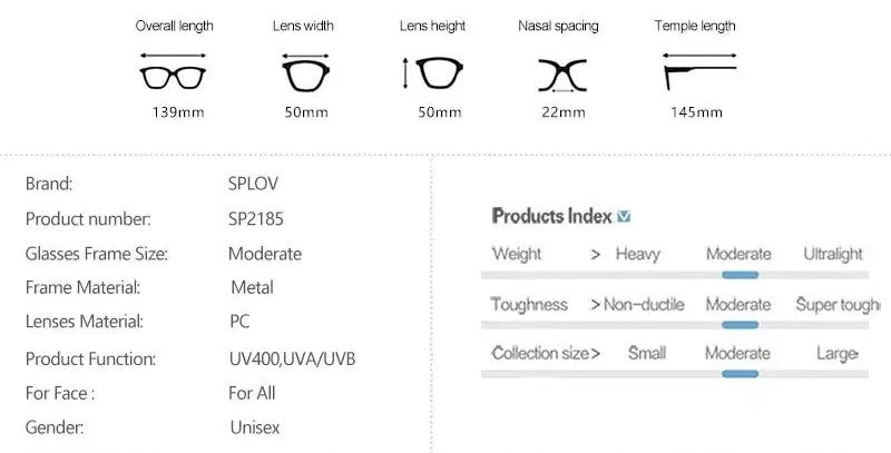 Polarized Classic Gothic Steampunk Sunglasses