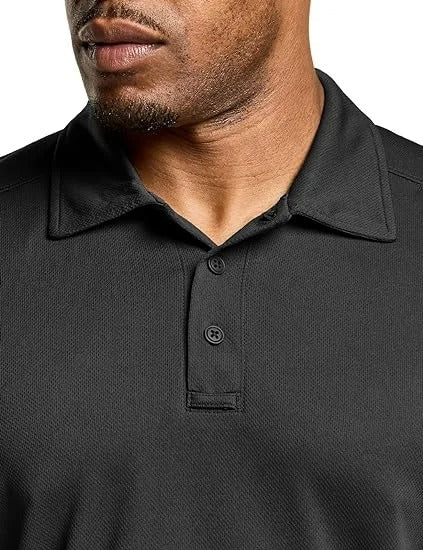 BreezeTech Long-Sleeve Polo Shirt