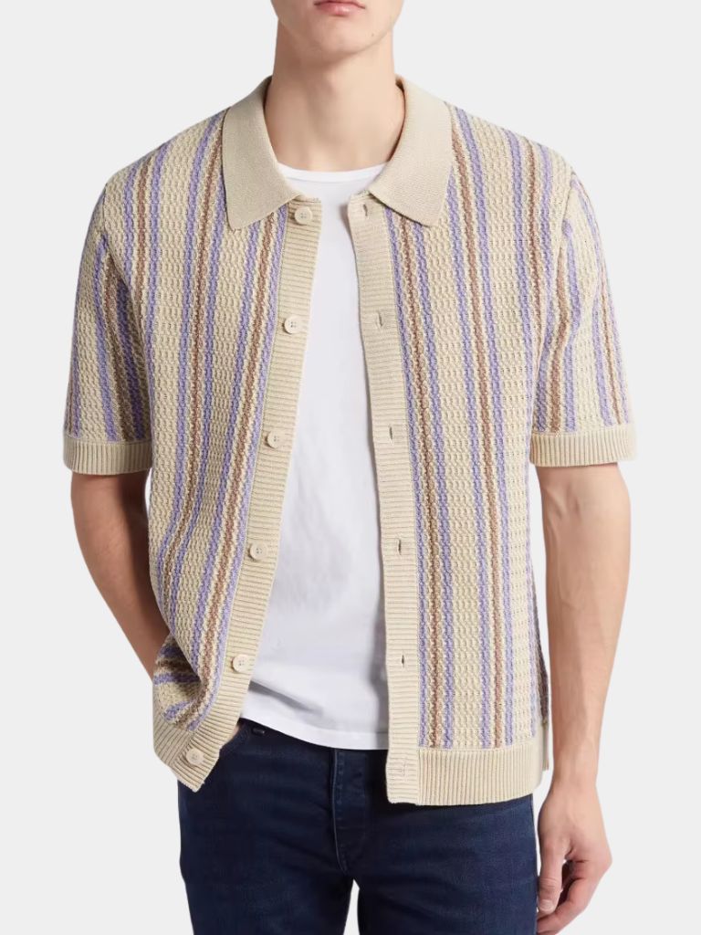 Atlantic Frame Knit Polo – Cross & Crown