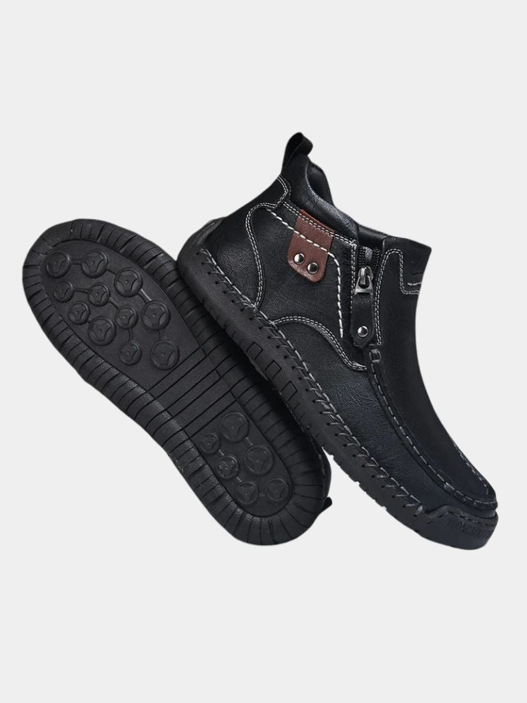 Brave Leather Boots - Cross & Crown