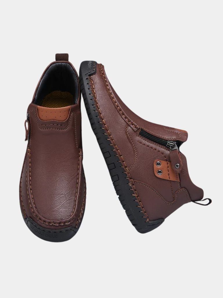 Brave Leather Boots - Cross & Crown