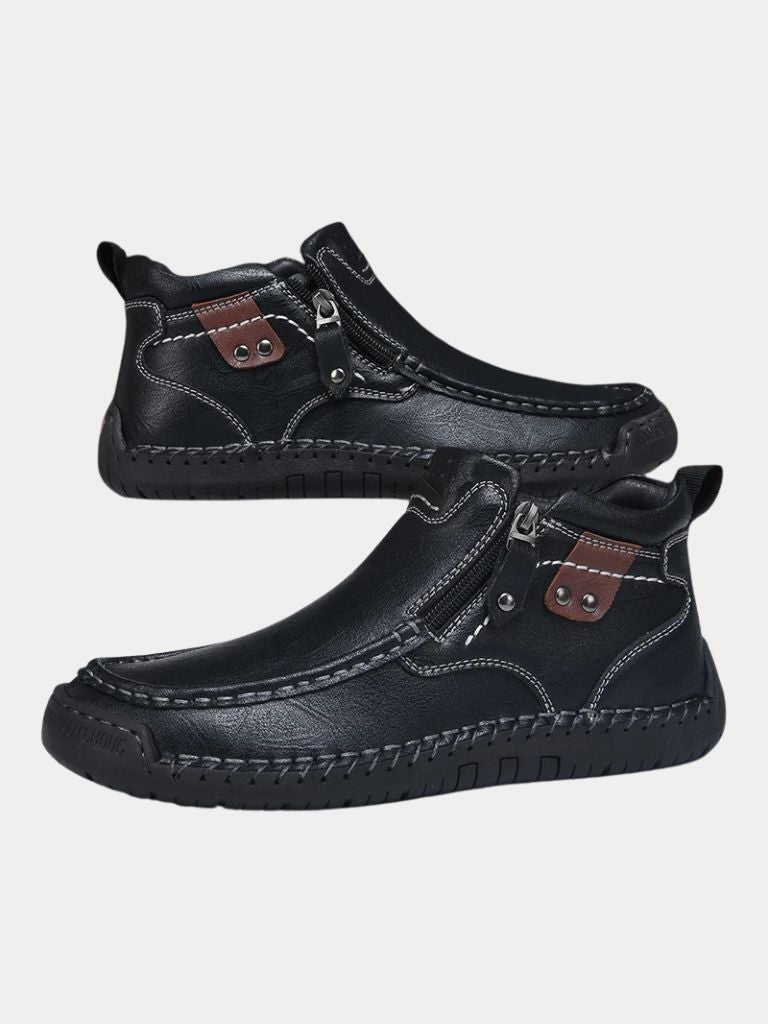 Brave Leather Boots - Cross & Crown