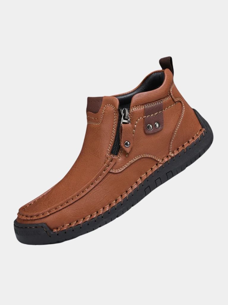 Brave Leather Boots - Cross & Crown - Cross & Crown