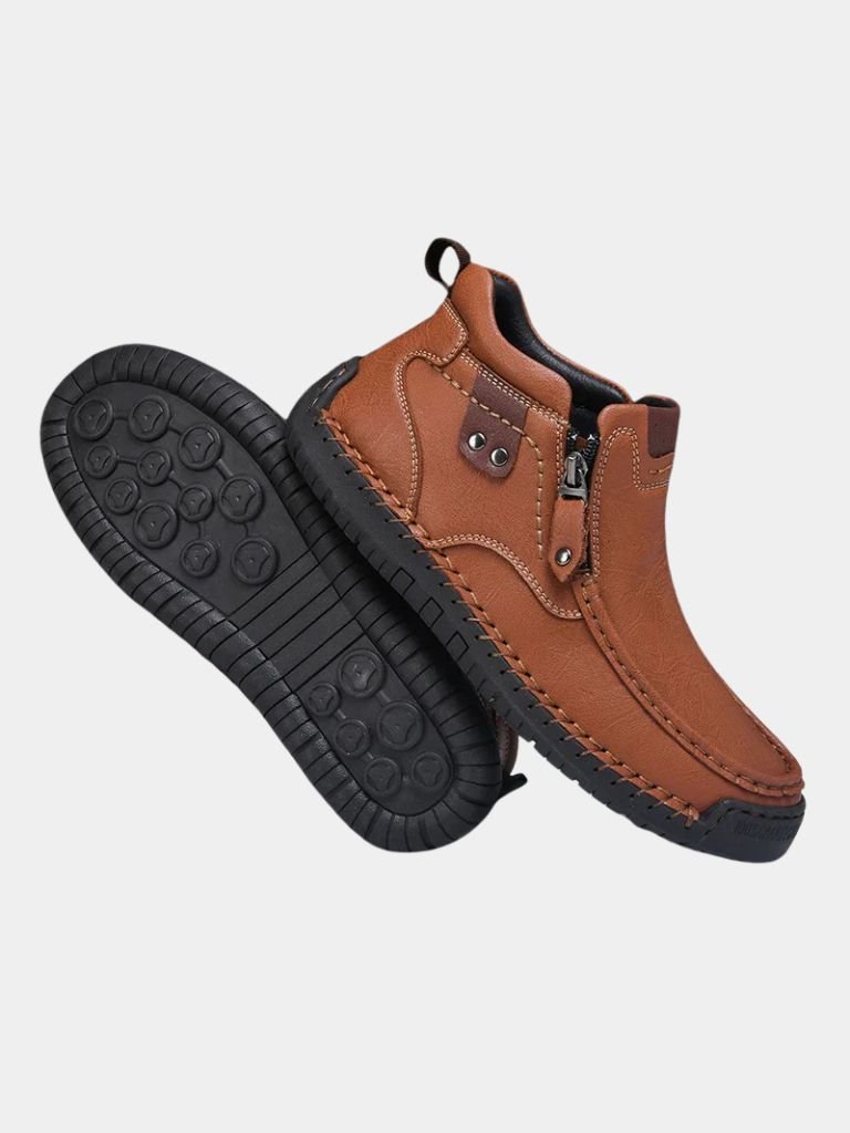 Brave Leather Boots - Cross & Crown