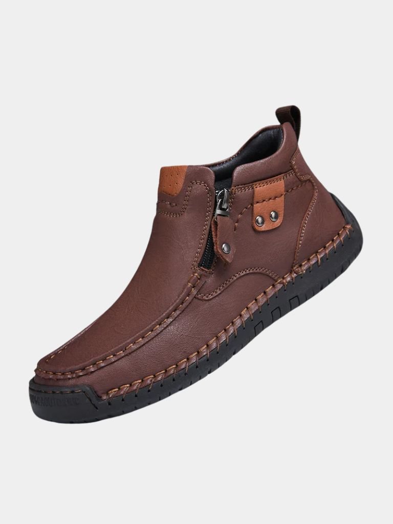 Brave Leather Boots - Cross & Crown - Cross & Crown