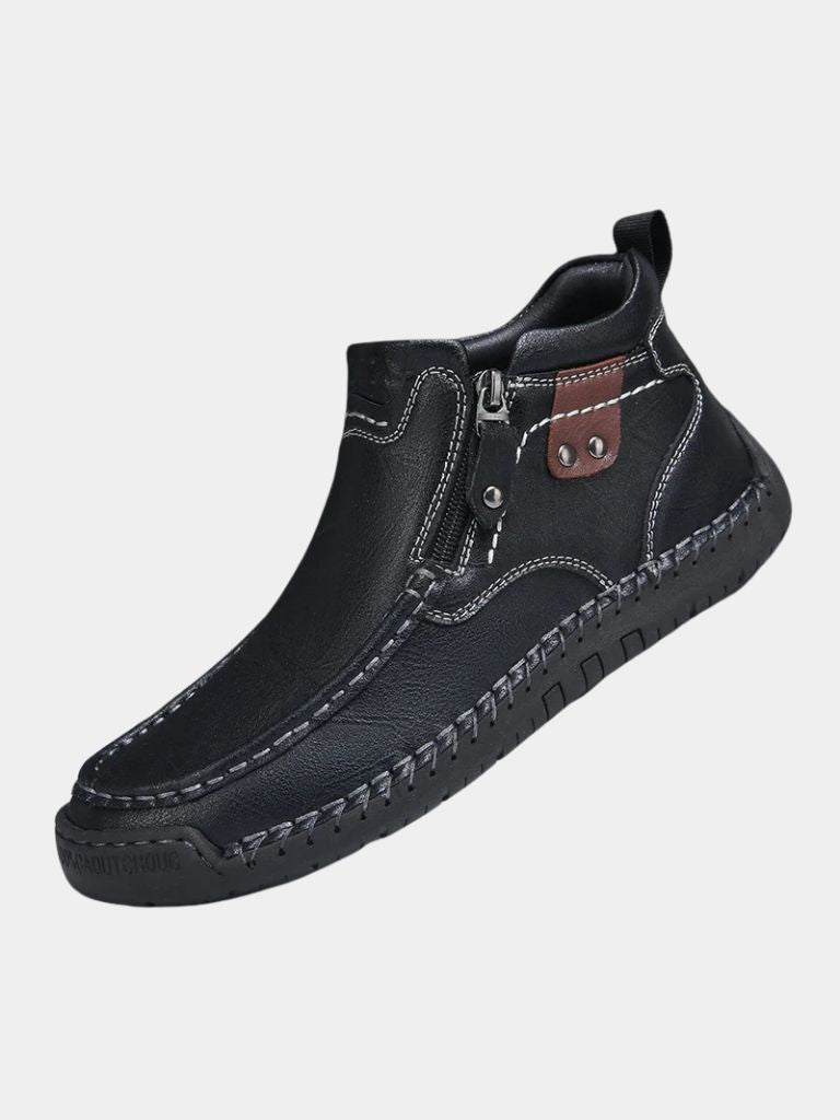 Brave Leather Boots - Cross & Crown - Cross & Crown