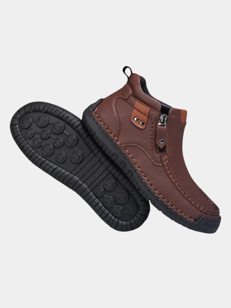 Brave Leather Boots - Cross & Crown