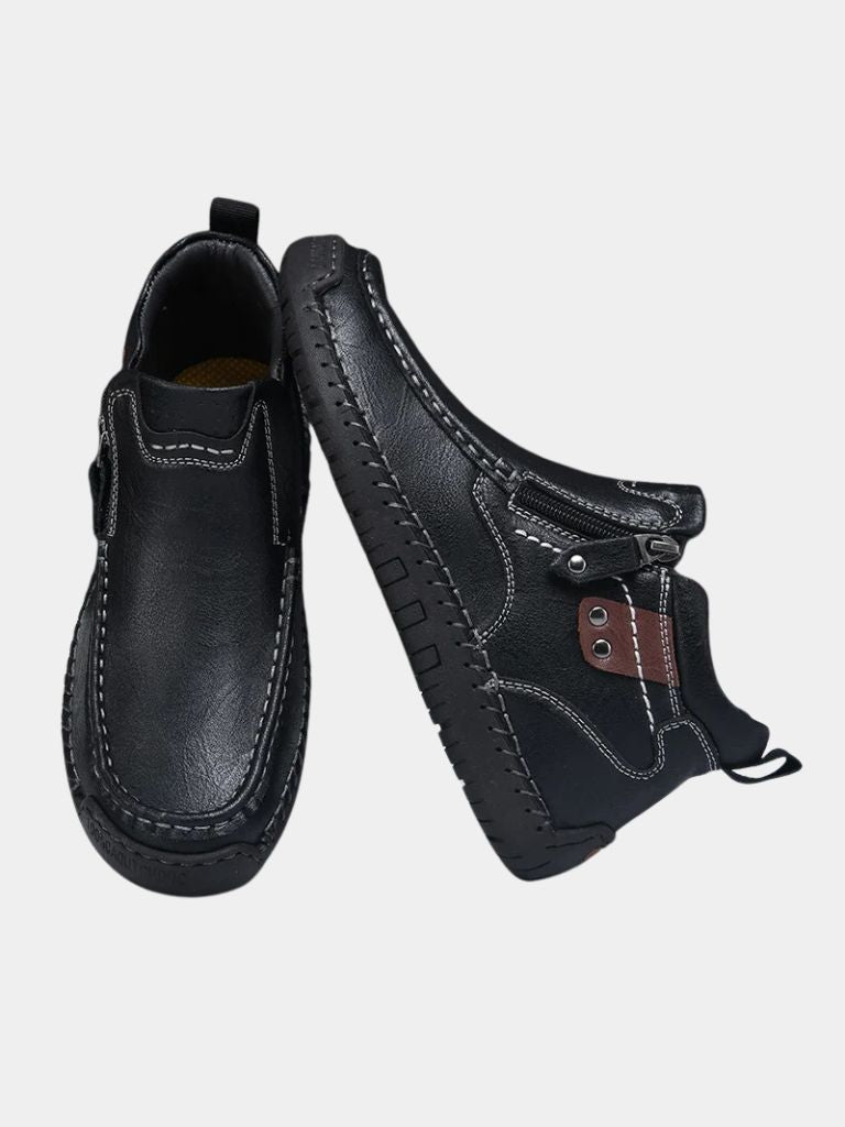 Brave Leather Boots - Cross & Crown