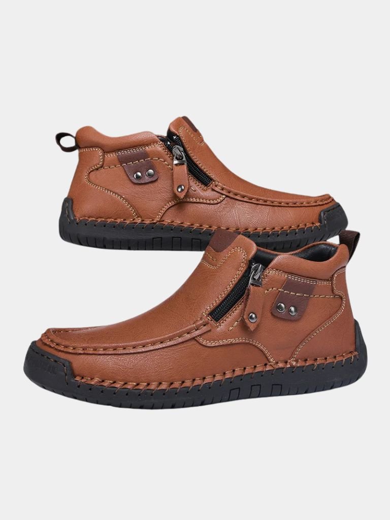 Brave Leather Boots - Cross & Crown