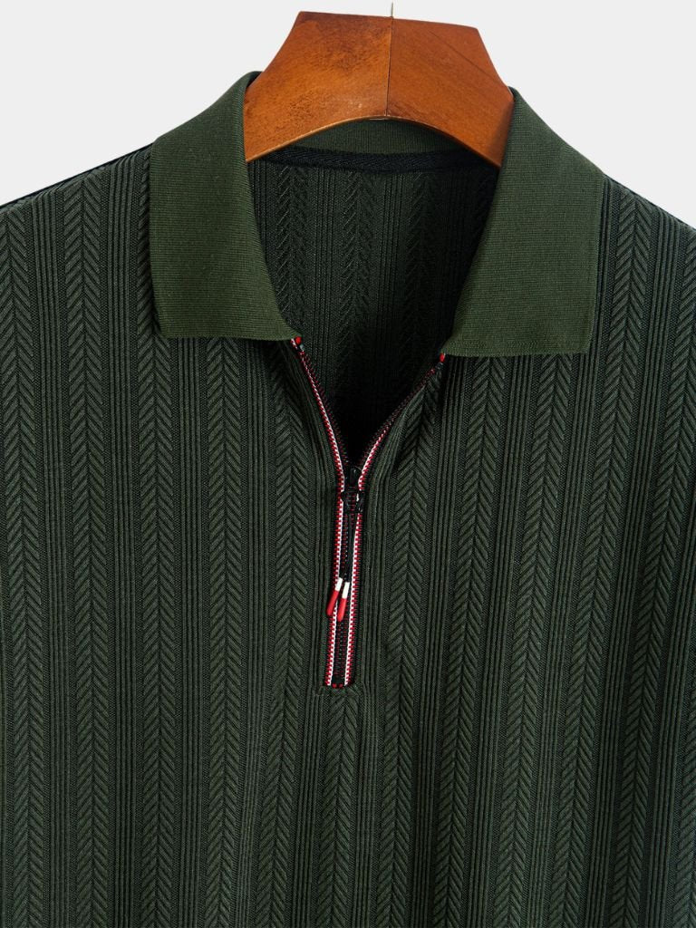 Cavalière Textured Polo – Cross & Crown