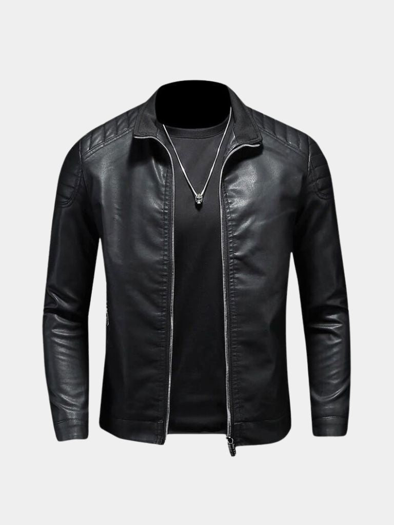 Crusader Leather Jacket – Cross & Crown - Cross & Crown