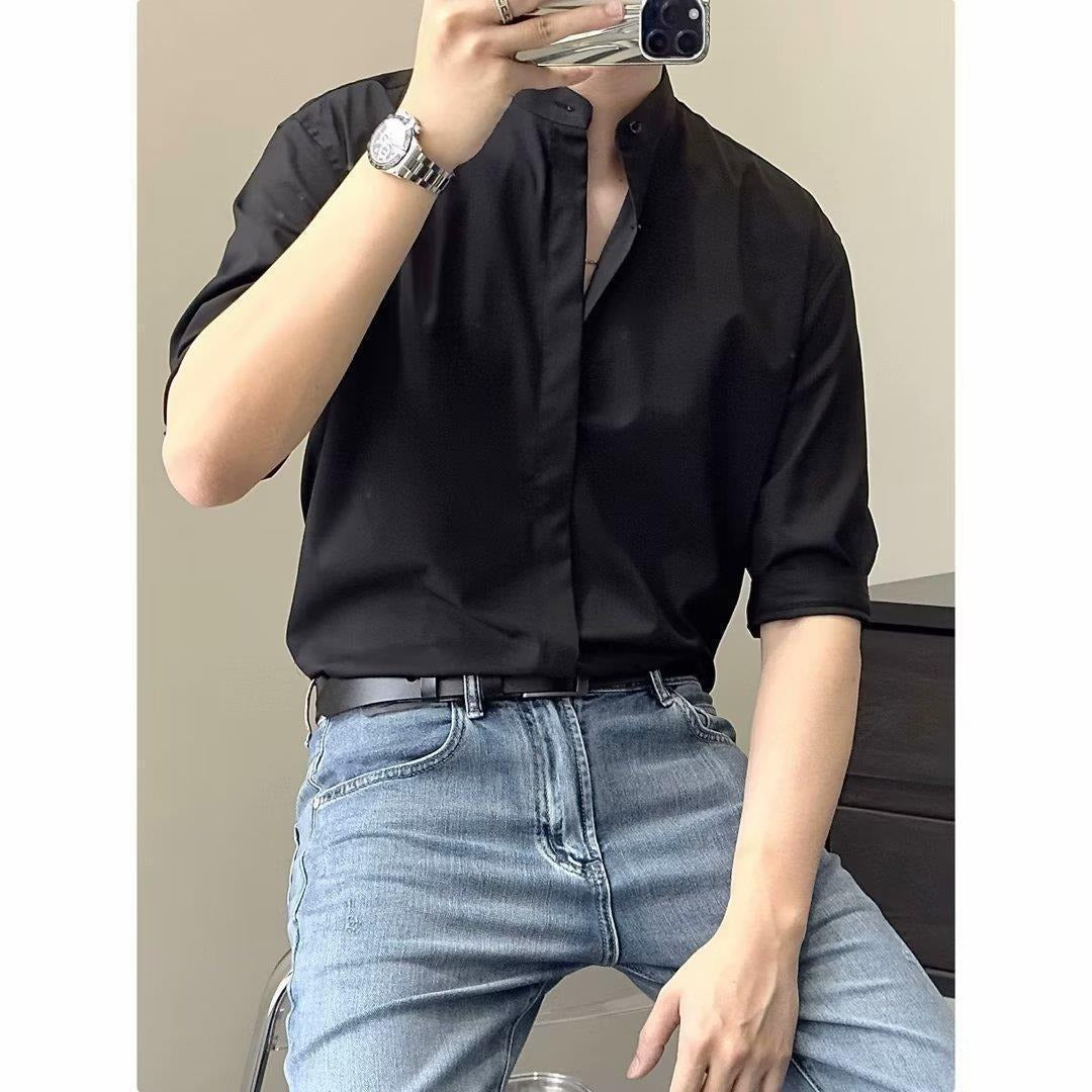 Zen Style Mandarin Shirt