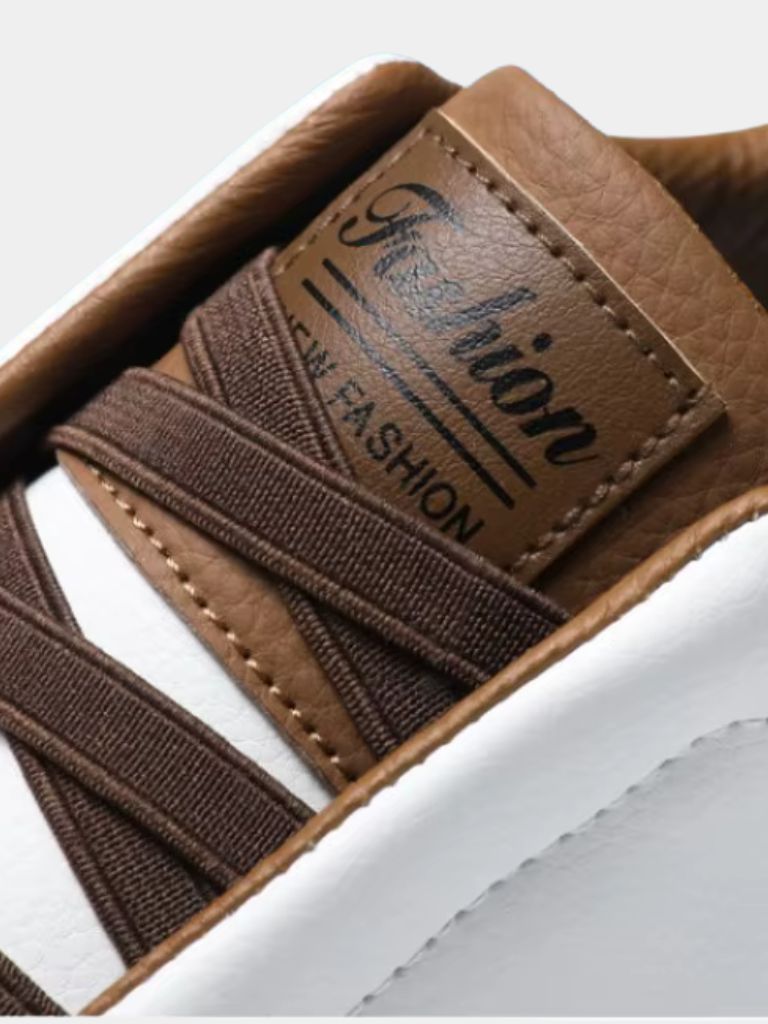 Essential Modern Leather Sneakers - Cross & Crown
