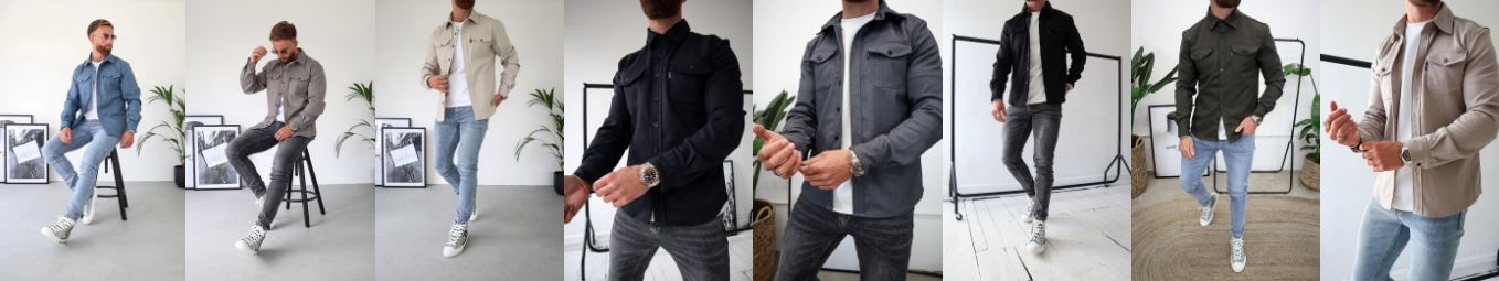 Classic Button Down Shirt Jacket