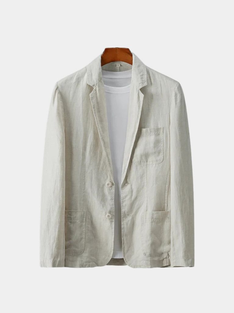 Gianni Summer Linen Blazer - Cross & Crown - Cross & Crown