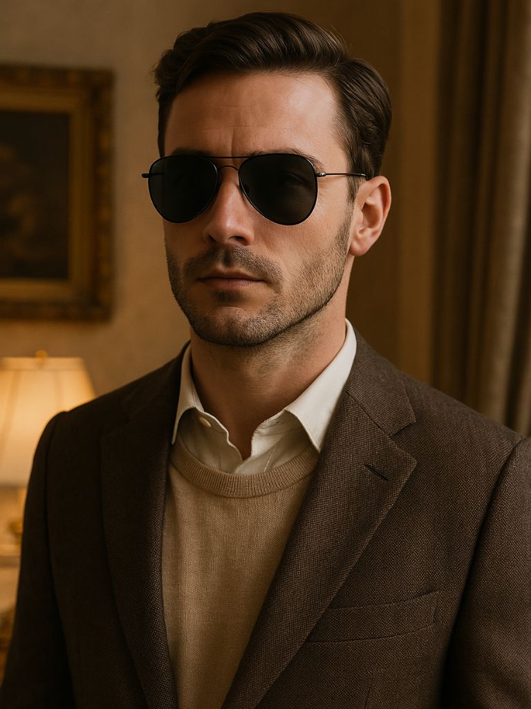 Halo Noir Polarized Sunglasses – Cross & Crown