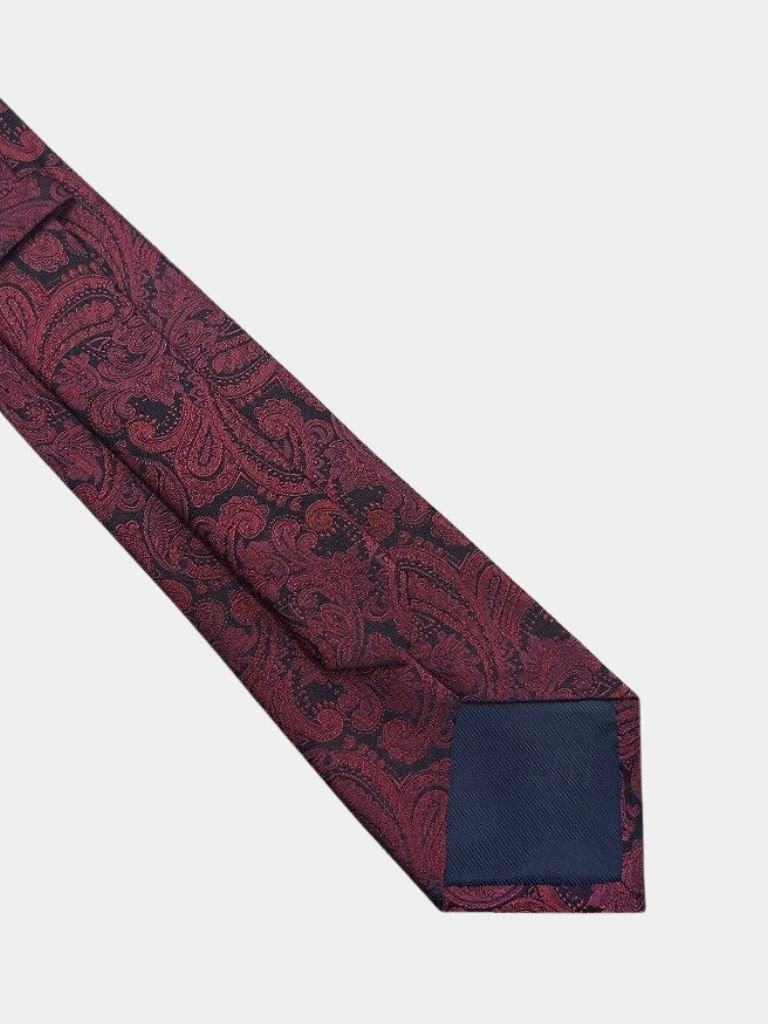 Midnight Petal Vintage Tie – Cross & Crown