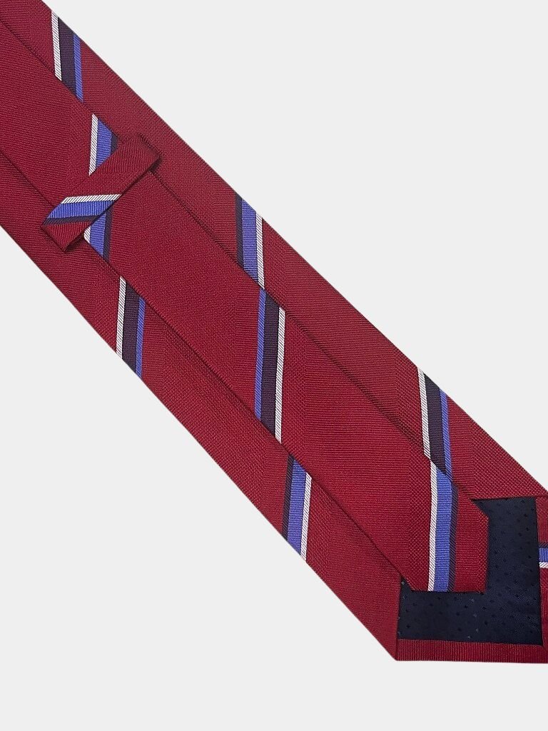 Navy Ledger Tie – Cross & Crown