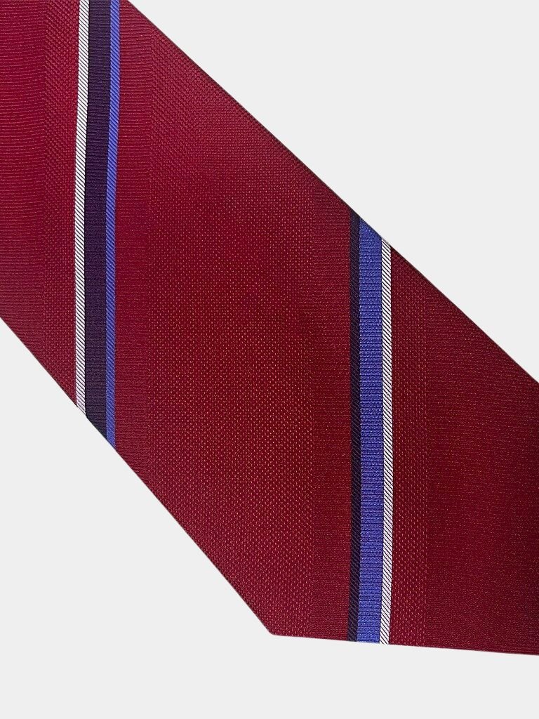 Navy Ledger Tie – Cross & Crown