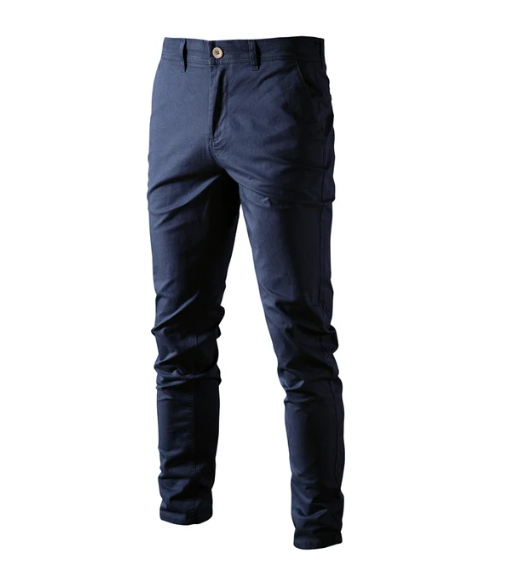 Slim Fit Casual Cotton Men Trousers