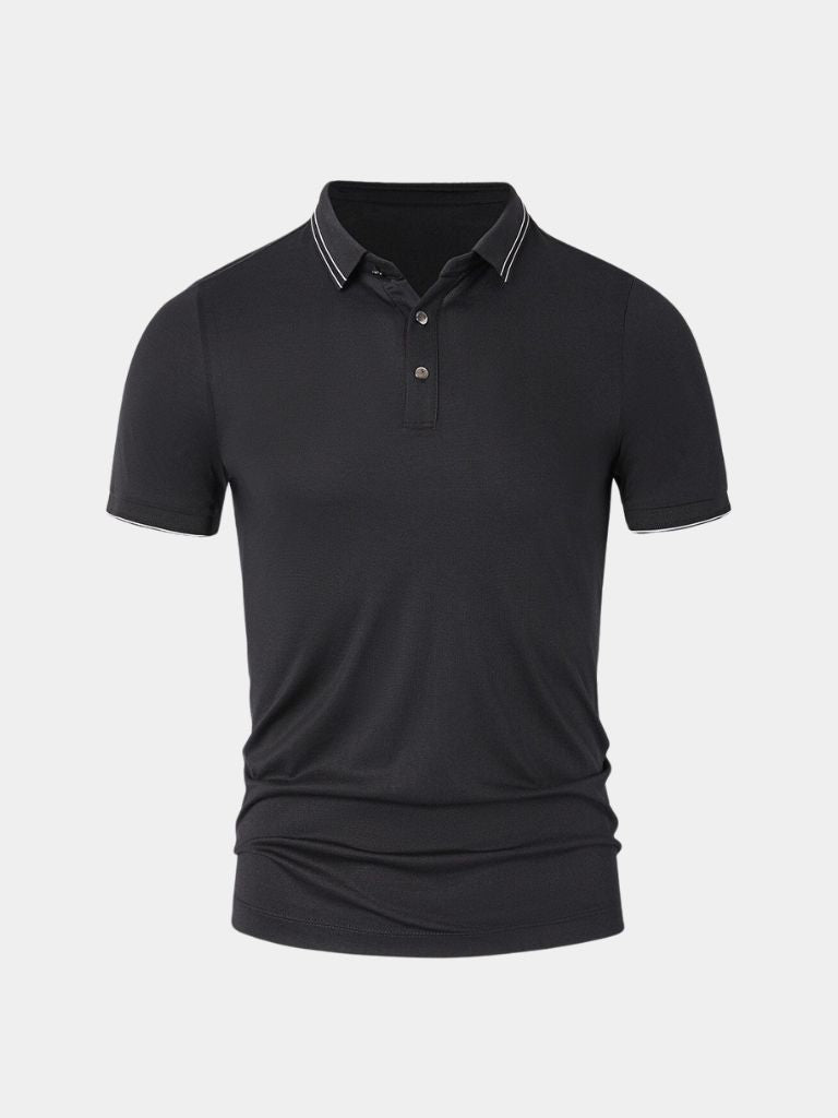 Obsidian Trim Polo – Cross & Crown - Cross & Crown