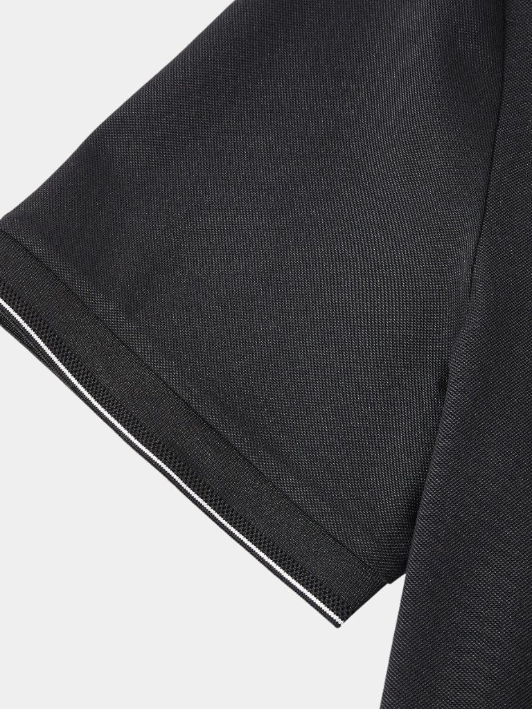 Obsidian Trim Polo – Cross & Crown