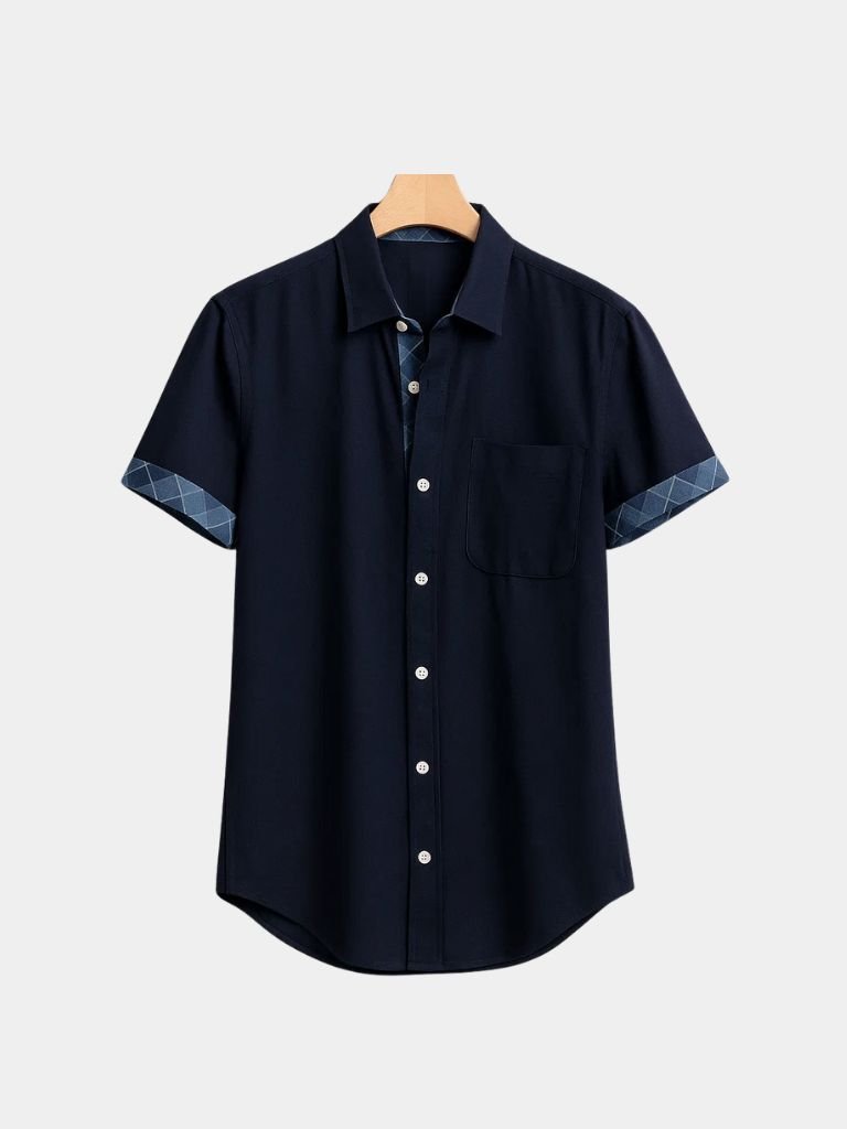 Ocean Detail Casual Shirt - Cross & Crown - Cross & Crown