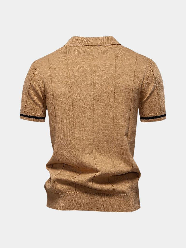 Royal Zip Polo – Cross & Crown