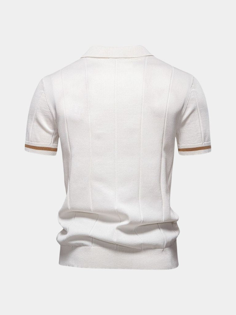 Royal Zip Polo – Cross & Crown