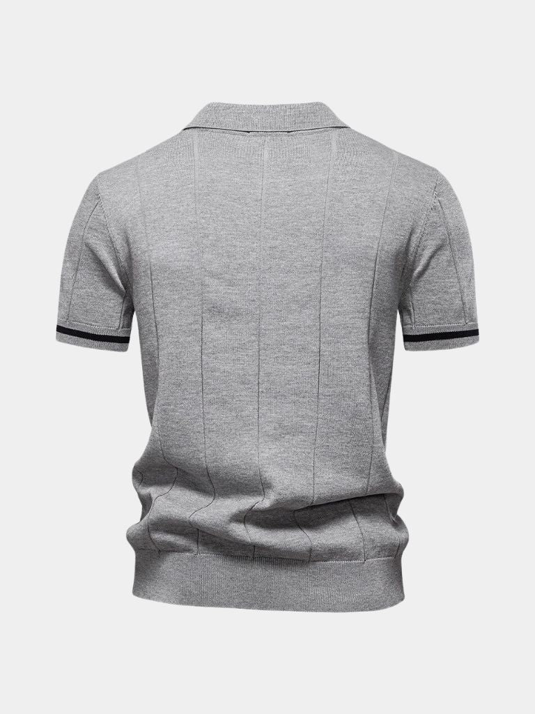 Royal Zip Polo – Cross & Crown