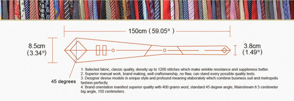 Silk Business Necktie for Men