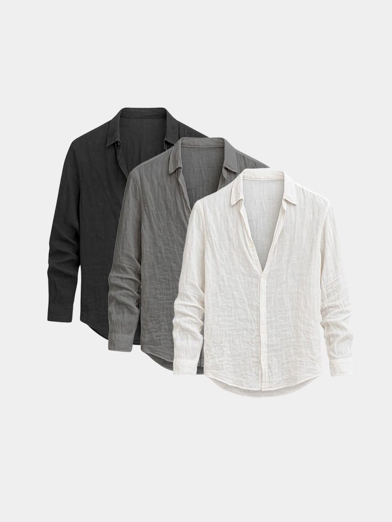 [SPECIAL PACK] Linen Reverie Summer Shirt - Cross & Crown - Cross & Crown